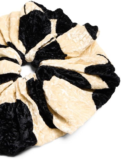 La Doublej Giga Scrunchie Lunaria Light Pink In Crushed Velvet