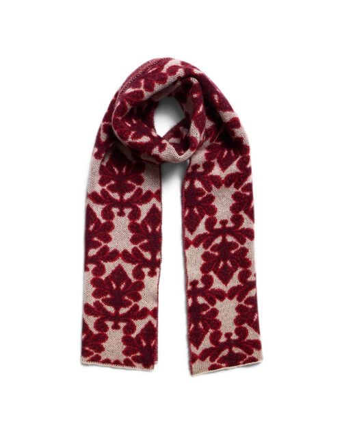 La Doublej Half-Light Scarf Herald Cream In Light Mohair