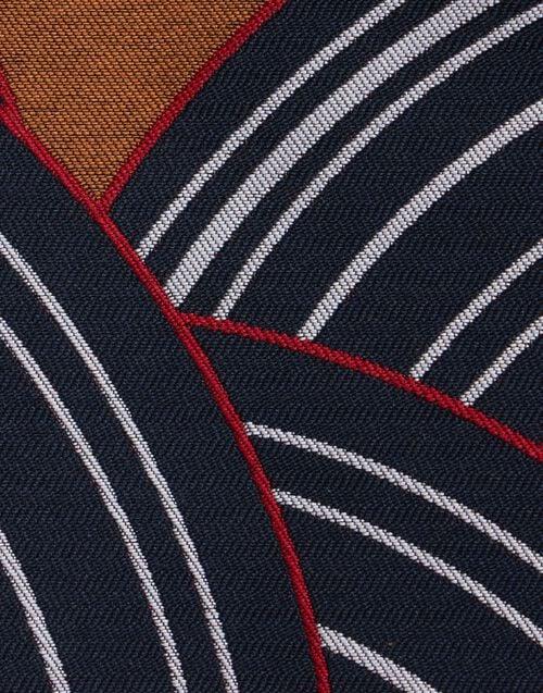 La Doublej Hand Pochette Montecarlo Blue In Jacquard