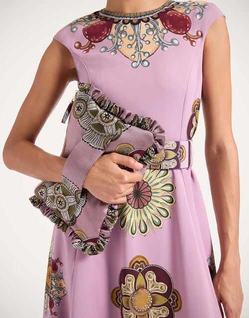 La Doublej Hand Pochette Nucleus Dusty Pink In Nucleus Jacquard