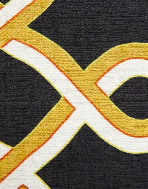 La Doublej Hand Pochette Tackle Black In Shot Cotton