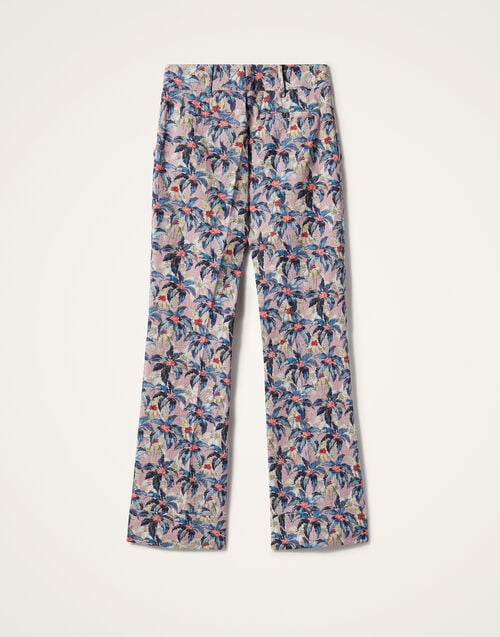 La Doublej Hendrix Pants Mini Tropicana Mauve In Rustic Cotton