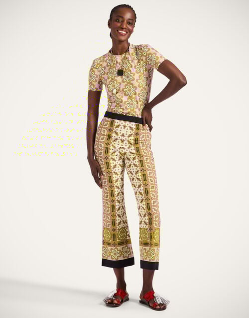 La Doublej Jazzercize T-Shirt Caper Pink In Jersey Stretch