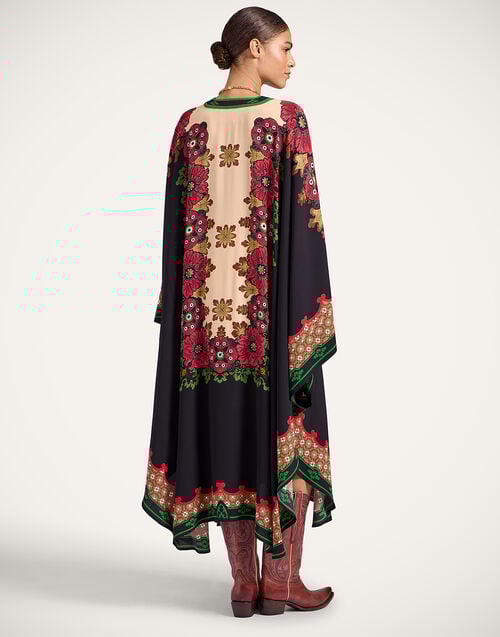 La Doublej Karis Kaftan Bounty Placée Red In Viscose