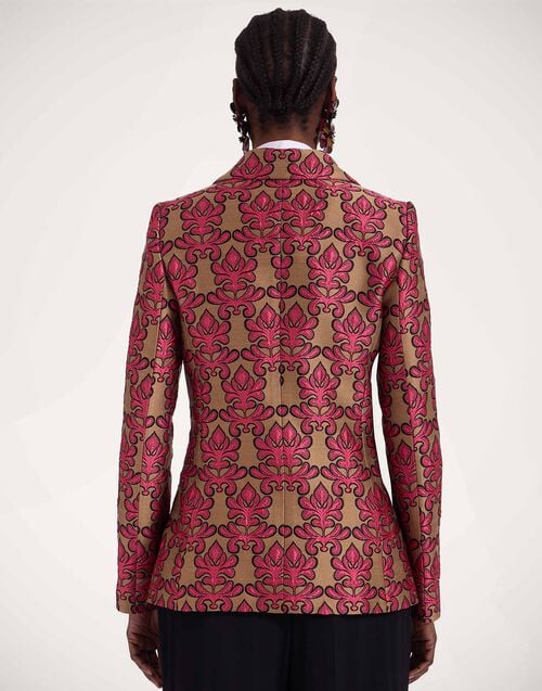 La Doublej 24/7 Jacket Herald Fuchsia In Jacquard