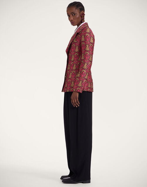 La Doublej 24/7 Jacket Herald Fuchsia In Jacquard