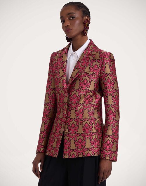 la doublej 24/7 Jacket Herald Fuchsia in Jacquard