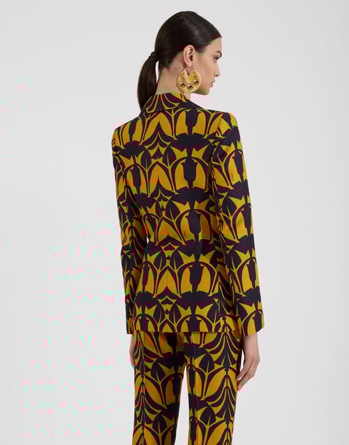 La Doublej 24/7 Jacket Papyrus Gold In Cady Wool