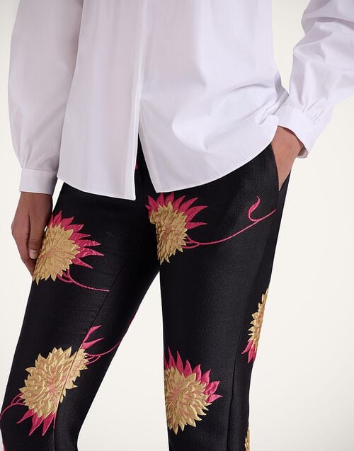 La Doublej 24/7 Pants Derby Black In Jacquard