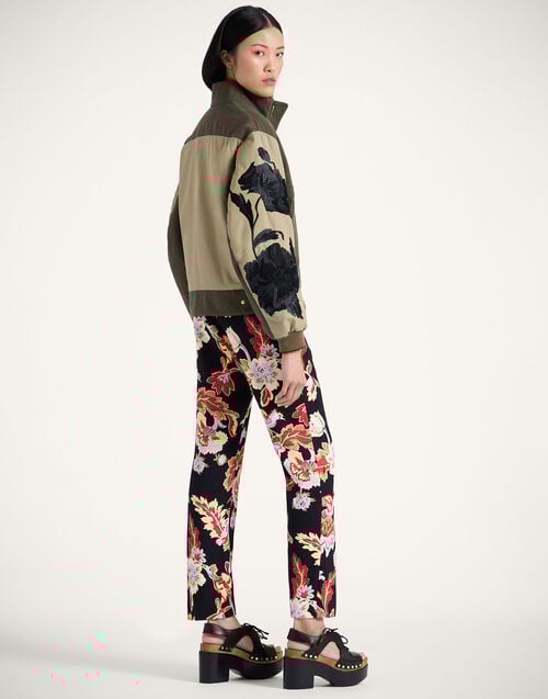 La Doublej 24/7 Pants Lark Black In Sable Satin