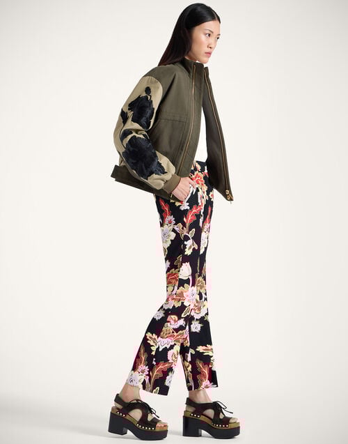 La Doublej 24/7 Pants Lark Black In Sable Satin