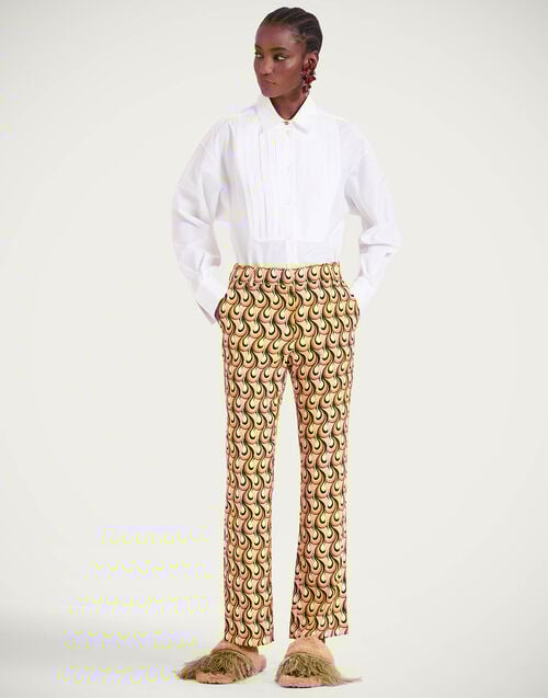 la doublej 24/7 Pants Melty Pink in Sable Satin