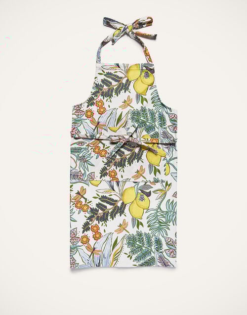 la doublej Apron Botanical in Cotton