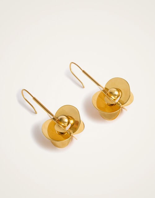 La Doublej Aura Earrings 24k Gold Plate