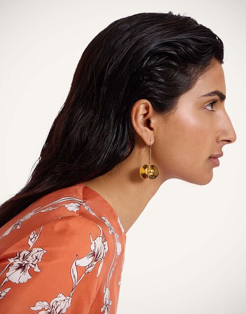 la doublej Aura Earrings 24k Gold Plate