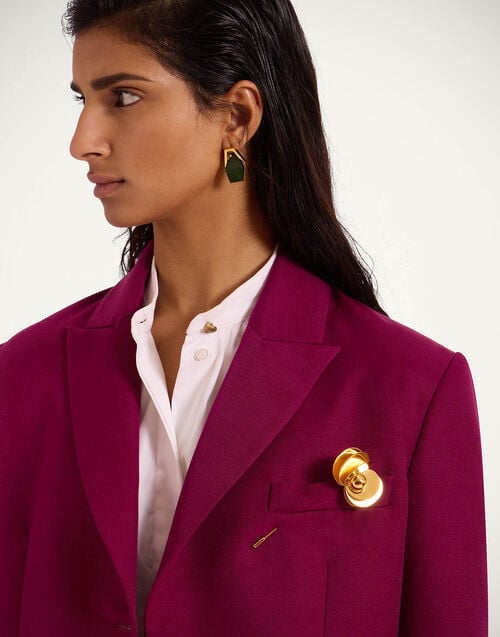 la doublej Aura Pin 24k Gold Plate