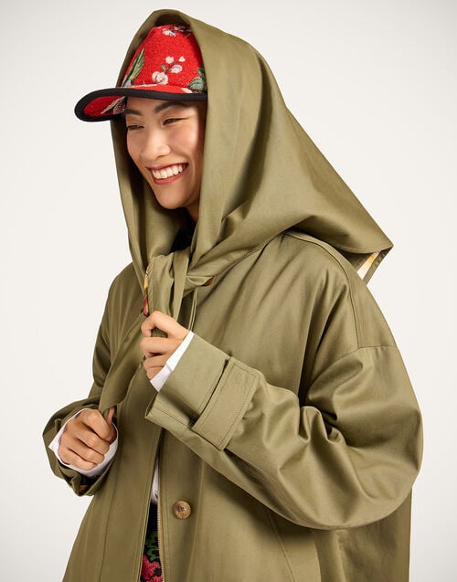 La Doublej Babeball Cap Honolulu Red In Jacquard