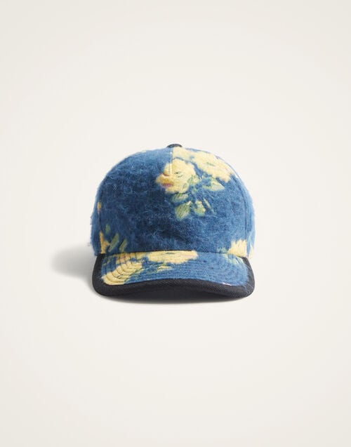 La Doublej Babeball Cap Riptide Navy In Jacquard