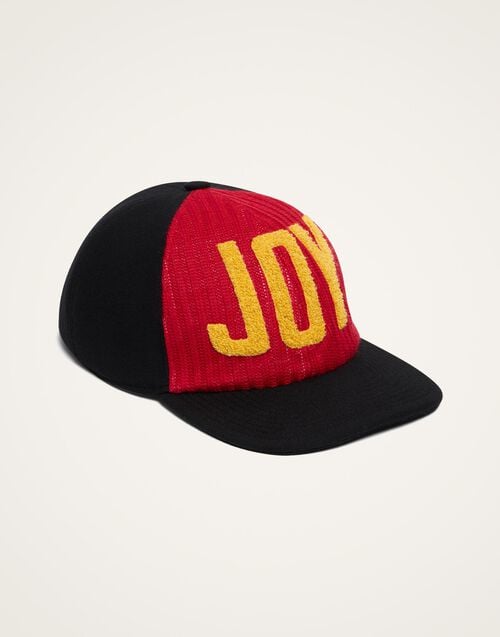 La Doublej Babeball Cap Solid Red In Wool