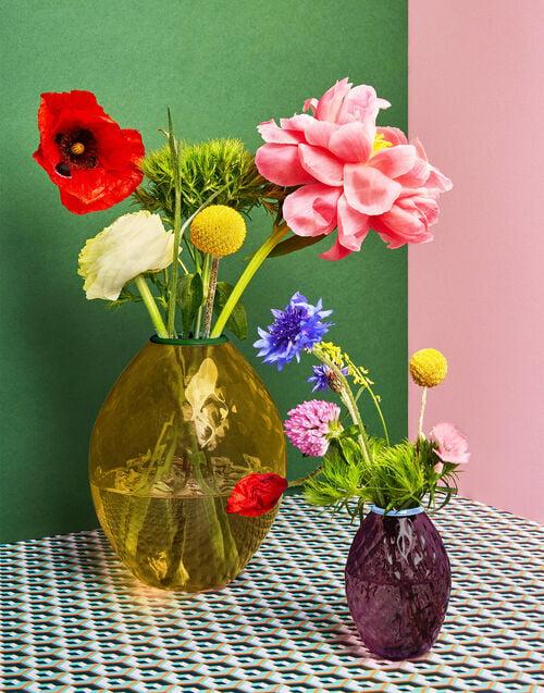 La Doublej Big Egg Vase Gold In Murano Glass