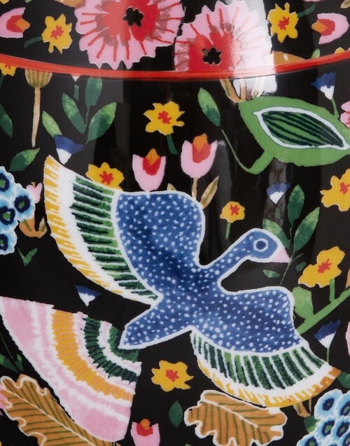 La Doublej Big Tea Jar Colombo Nero In Porcelain