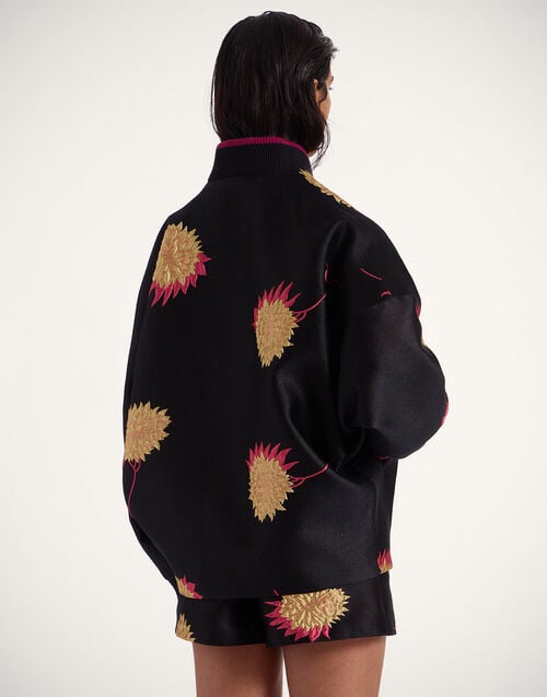 La Doublej Brooklyn Bomber Derby Black In Jacquard