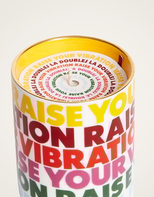 La Doublej Candle Raise Your Vibration In Ceramic