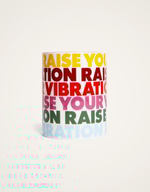 La Doublej Candle Raise Your Vibration In Ceramic