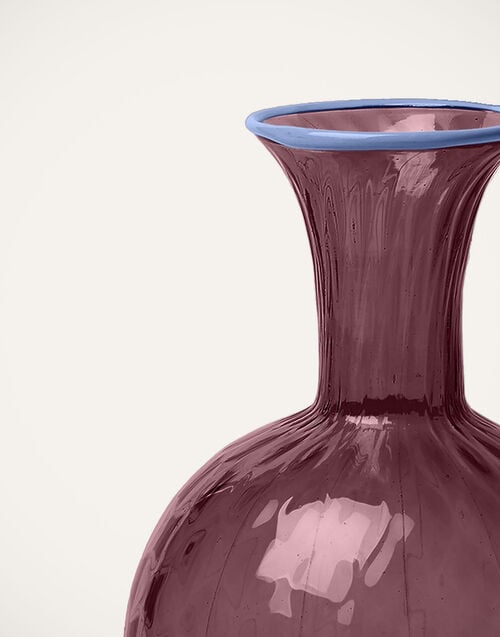 La Doublej Carafe Violet In Murano Glass