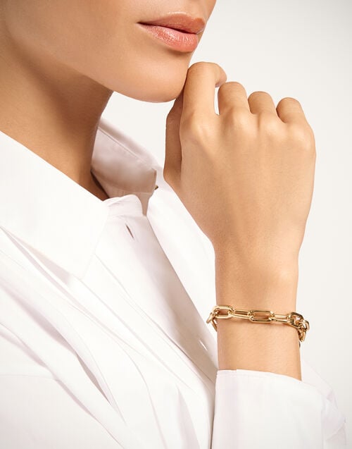 la doublej Chain Bracelet 24k Gold Plate