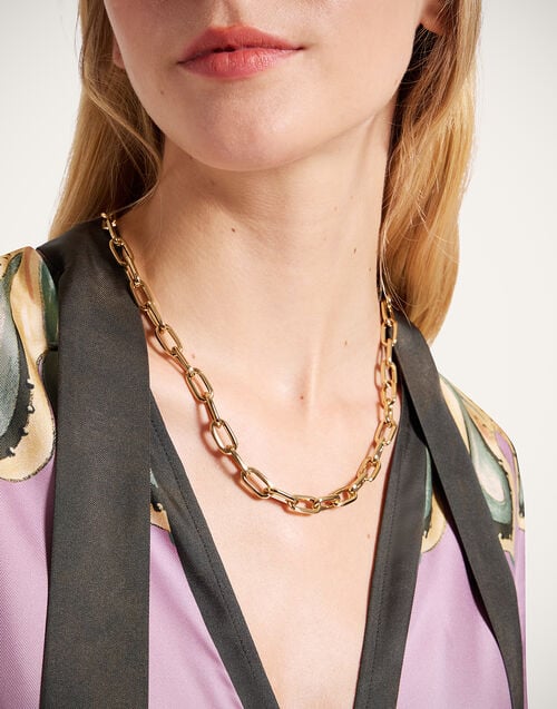 la doublej Chunky Chain 24k Gold Plate