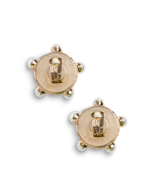 La Doublej Corsini Earrings Solid Gold In Brass
