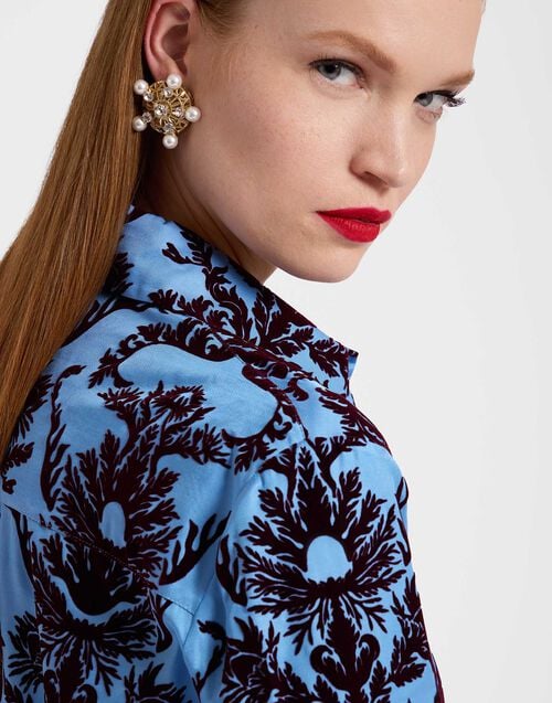 La Doublej Corsini Earrings Solid Gold In Brass