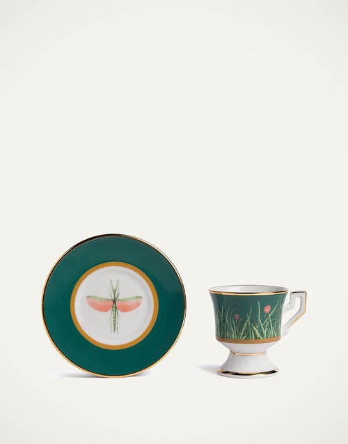 La Doublej Espresso Cup & Saucer Set Of 2 Libellula