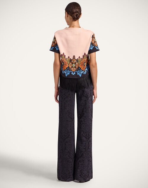 La Doublej Flare Jeans Corte Black In Denim