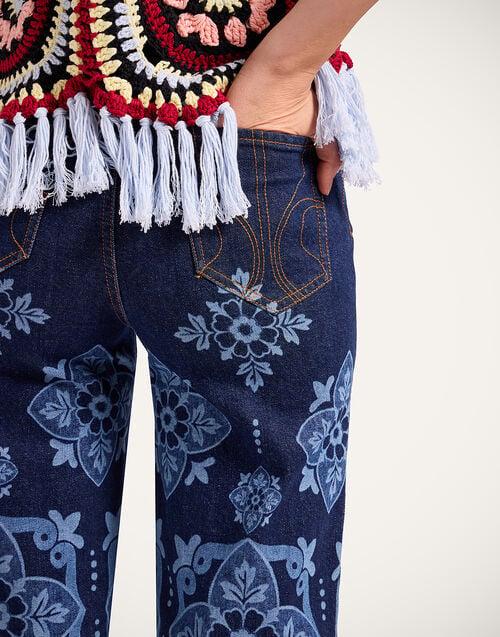 La Doublej Flare Jeans Partenope Navy In Denim