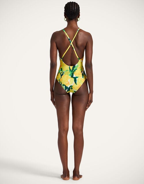 La Doublej Fonda Swimsuit Zesty Yellow In Lycra