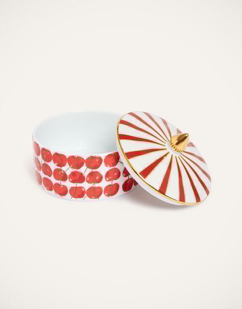 La Doublej Goodie Jar Cherries Ivory In Porcelain