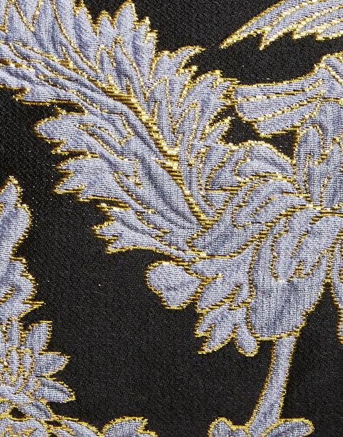 La Doublej Hand Pochette Lark Black In Jacquard