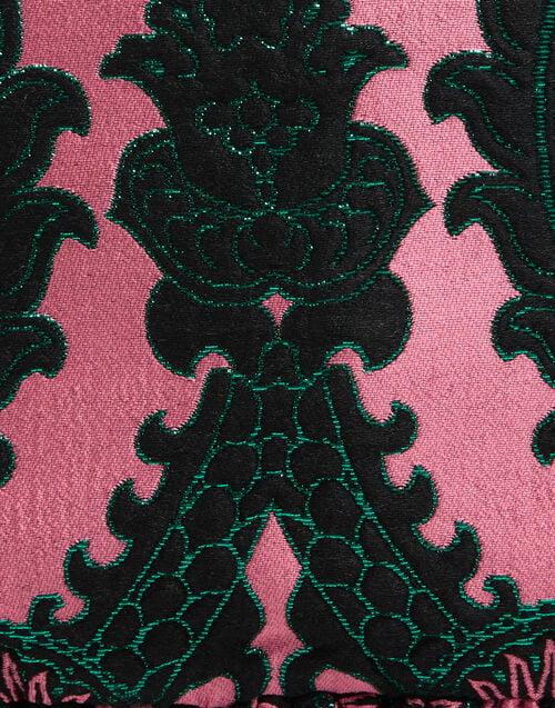 La Doublej Hand Pochette Oltrarno Pink In Jacquard