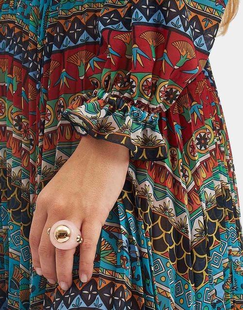 La Doublej Hathor Ring Ivory In Acrylic Resin