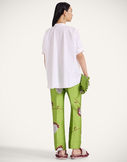 La Doublej Hendrix Pants Derby Lime In Jacquard