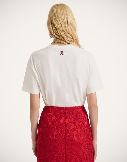 La Doublej House T-Shirt Joy Off White In Jersey