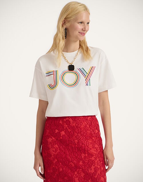 La Doublej House T-Shirt Joy Off White In Jersey