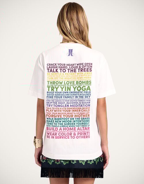 La Doublej House T-Shirt Off White In Jersey