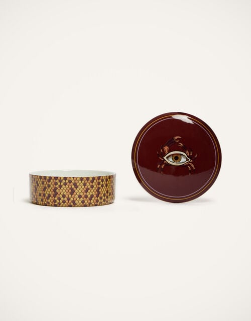 La Doublej Keepsake The Crab Bordeaux In Porcelain