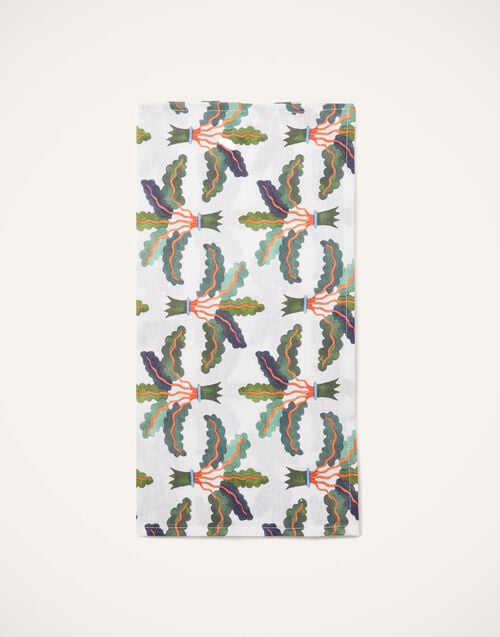 La Doublej Large Napkins Set Of 2 Palms In Linen