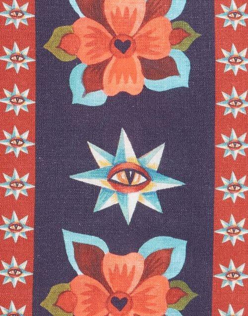 La Doublej Large Napkins Set Of 2 Strisce In Linen