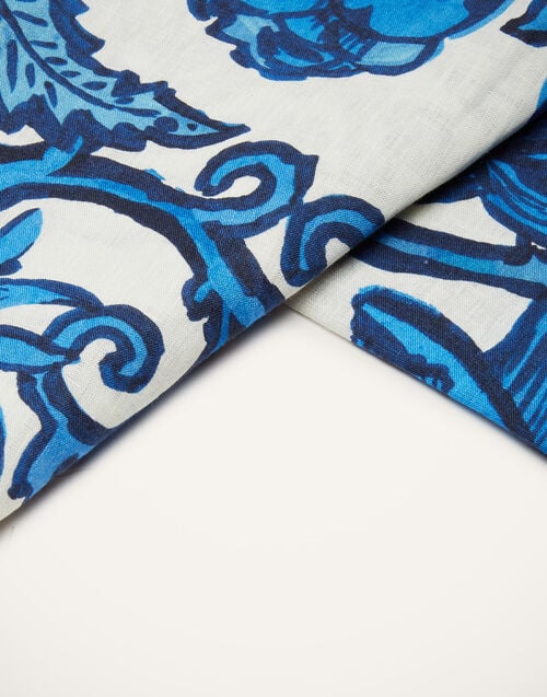 La Doublej Large Tablecloth Anemone In Linen