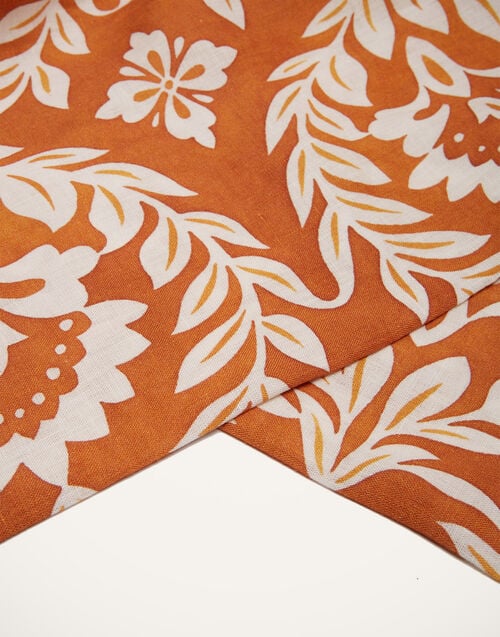 La Doublej Large Tablecloth Garland Siena In Linen